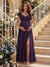 A-Line/Princess Sweetheart Ankle-Length Maternity Bridesmaid Dresses With Ruffles &Split Side