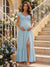A-Line/Princess Sweetheart Ankle-Length Maternity Bridesmaid Dresses With Ruffles &Split Side