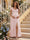 A-Line/Princess Sweetheart Ankle-Length Maternity Bridesmaid Dresses With Ruffles &Split Side
