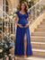 A-Line/Princess Sweetheart Ankle-Length Maternity Bridesmaid Dresses With Ruffles &Split Side