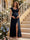 A-Line/Princess Sweetheart Ankle-Length Maternity Bridesmaid Dresses With Ruffles &Split Side
