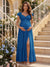 A-Line/Princess Sweetheart Ankle-Length Maternity Bridesmaid Dresses With Ruffles &Split Side