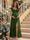 A-Line/Princess Sweetheart Ankle-Length Maternity Bridesmaid Dresses With Ruffles &Split Side