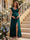 A-Line/Princess Sweetheart Ankle-Length Maternity Bridesmaid Dresses With Ruffles &Split Side