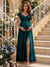 A-Line/Princess Sweetheart Ankle-Length Maternity Bridesmaid Dresses With Ruffles &Split Side