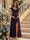 A-Line/Princess Sweetheart Ankle-Length Maternity Bridesmaid Dresses With Ruffles &Split Side