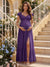 A-Line/Princess Sweetheart Ankle-Length Maternity Bridesmaid Dresses With Ruffles &Split Side