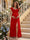 A-Line/Princess Sweetheart Ankle-Length Maternity Bridesmaid Dresses With Ruffles &Split Side