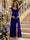 A-Line/Princess Sweetheart Ankle-Length Maternity Bridesmaid Dresses With Ruffles &Split Side