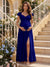 A-Line/Princess Sweetheart Ankle-Length Maternity Bridesmaid Dresses With Ruffles &Split Side