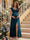 A-Line/Princess Sweetheart Ankle-Length Maternity Bridesmaid Dresses With Ruffles &Split Side