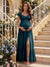 A-Line/Princess Sweetheart Ankle-Length Maternity Bridesmaid Dresses With Ruffles &Split Side