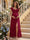 A-Line/Princess Sweetheart Ankle-Length Maternity Bridesmaid Dresses With Ruffles &Split Side