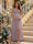A-Line/Princess Sweetheart Ankle-Length Maternity Bridesmaid Dresses With Ruffles &Split Side
