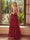 A-Line/Princess Halter Sleeveless Floor-Length Maternity Bridesmaid Dresses With Ruffles