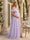 A-Line/Princess Off-the-Shoulder Floor-Length Maternity Wedding Guest Dresses with Pleated & 3D Floral