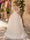 A-Line/Princess V-Neck Flutter Sleeves Court Train Maternity Wedding Dresses With Applique & Lace