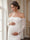 Trumpet/Mermaid Off the Shoulder Long Sleeves Floor-Length Maternity Wedding Dresses With Applique