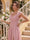 A-Line/Princess Sweetheart Short Sleeves Ankle-Length Maternity Bridesmaid Dresses With Ruffles