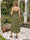 A-Line/Princess Sleeveless Square Neck Tea-Length Maternity Wedding Guest Dresses With Ruffles