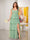 A-Line/Princess Scoop Sleeveless Floor-Length Bridesmaid Dresses With Ruffles & Side Slit