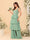 A-Line/Princess Scoop Sleeveless Floor-Length Bridesmaid Dresses With Ruffles & Side Slit
