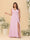 A-Line/Princess V-Neck Sleeveless Ruched Chiffon Plus Size Bridesmaid Dresses With Side Slit & Ruffles