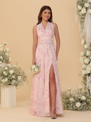 A-Line/Princess Convertible Infinity Bridesmaid Dresses with Pleats