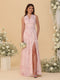 A-Line/Princess Convertible Infinity Bridesmaid Dresses with Pleats