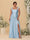 A-Line/Princess Off-the-Shoulder Plus Size Bridesmaid Dresses With Side Slit & Pleats