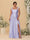 A-Line/Princess Off-the-Shoulder Plus Size Bridesmaid Dresses With Side Slit & Pleats