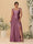 A-Line/Princess Off-the-Shoulder Plus Size Bridesmaid Dresses With Side Slit & Pleats