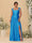 A-Line/Princess Off-the-Shoulder Plus Size Bridesmaid Dresses With Side Slit & Pleats