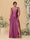 A-Line/Princess Off-the-Shoulder Plus Size Bridesmaid Dresses With Side Slit & Pleats