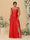 A-Line/Princess Off-the-Shoulder Plus Size Bridesmaid Dresses With Side Slit & Pleats
