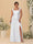 A-Line/Princess Off-the-Shoulder Plus Size Bridesmaid Dresses With Side Slit & Pleats