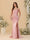 Sheath/Column Spaghetti Straps Sleeveless Ruched Long Bridesmaid Dresses With Side Slit