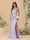 Sheath/Column Spaghetti Straps Sleeveless Ruched Long Bridesmaid Dresses With Side Slit
