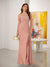 Sheath/Column Off-the-Shoulder Spaghetti Straps Long Ruched Bridesmaid Dresses With Side Slit