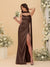 Sheath/Column Spaghetti Straps Sleeveless Floor-Length Ruched Bridesmaid Dresses With Neck Scarf & Split Side