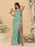 Sheath/Column Spaghetti Straps Sleeveless Floor-Length Ruched Bridesmaid Dresses With Neck Scarf & Split Side