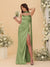 Sheath/Column Spaghetti Straps Sleeveless Floor-Length Ruched Bridesmaid Dresses With Neck Scarf & Split Side