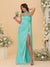 Sheath/Column Spaghetti Straps Sleeveless Floor-Length Ruched Bridesmaid Dresses With Neck Scarf & Split Side