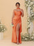 Sheath/Column Spaghetti Straps Sleeveless Floor-Length Ruched  Bridesmaid Dresses With Neck Scarf & Split Side