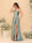 A-Line/Princess Spaghetti Straps Sleeveless Long Ruched Bridesmaid Dresses With Split Side