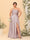 A-Line/Princess Spaghetti Straps Sleeveless Plus Size Bridesmaid Dresses With Split Side