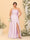 A-Line/Princess Spaghetti Straps Sleeveless Plus Size Bridesmaid Dresses With Split Side