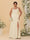 Sheath/Column Spaghetti Straps Cowl Neck Sleeveless Plus Size Bridesmaid Dresses With Split Side