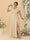 A-Line/Princess V-Neck Short Sleeves Floor-Length Plus Size Bridesmaid Dresses With Side Slit