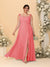 A-Line/Princess Square Neck Sleeveless Plus Size Bridesmaid Dresses With Side Slit & Ruffles
